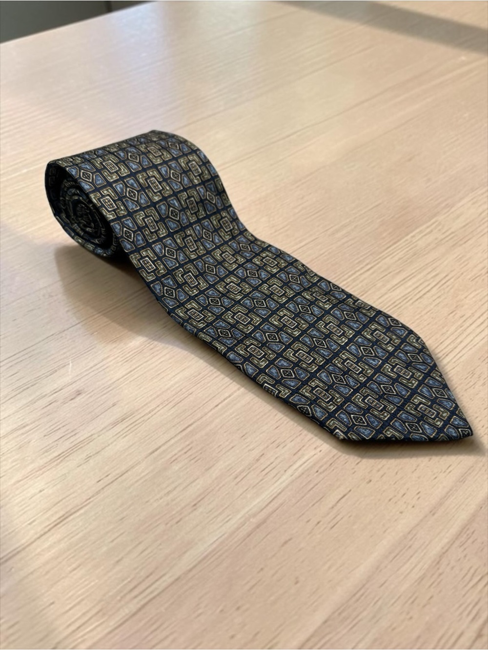 Vintage Club Room 100% Silk Tie